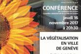 Conférence Végétalisation - G. Barazzone - Association pour la Sauvegarde du Petit-Saconnex Village